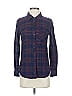 Rails Plaid Blue Long Sleeve Button-Down Shirt Size XS - photo 1