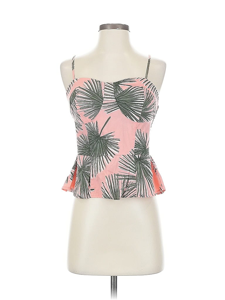 A NEW DAY Pre-owned Sleeveless Top Pink Strapless Neckline Tops