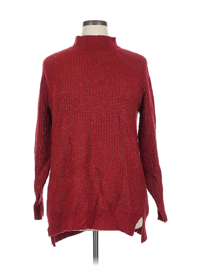 Pre-owned Dip Turtleneck Sweater In Red