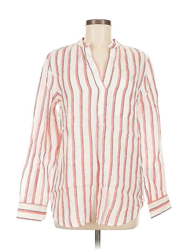 GAP Pre-owned Long Sleeve Blouse In Pink