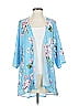 Pink Milly Blue Kimono Size S - photo 1