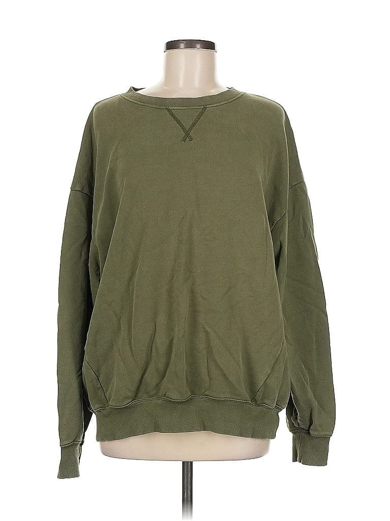 Pre-owned Offline By Aerie Sweatshirt In Green