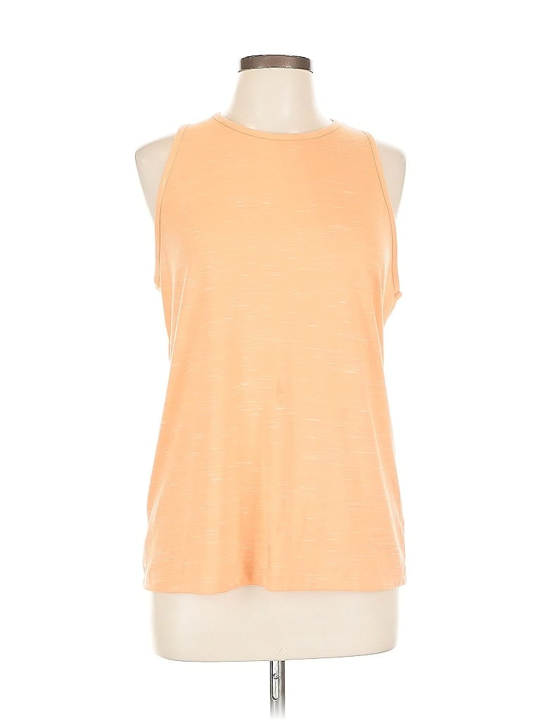 Pre-owned Nike Sleeveless T-shirt In Orange