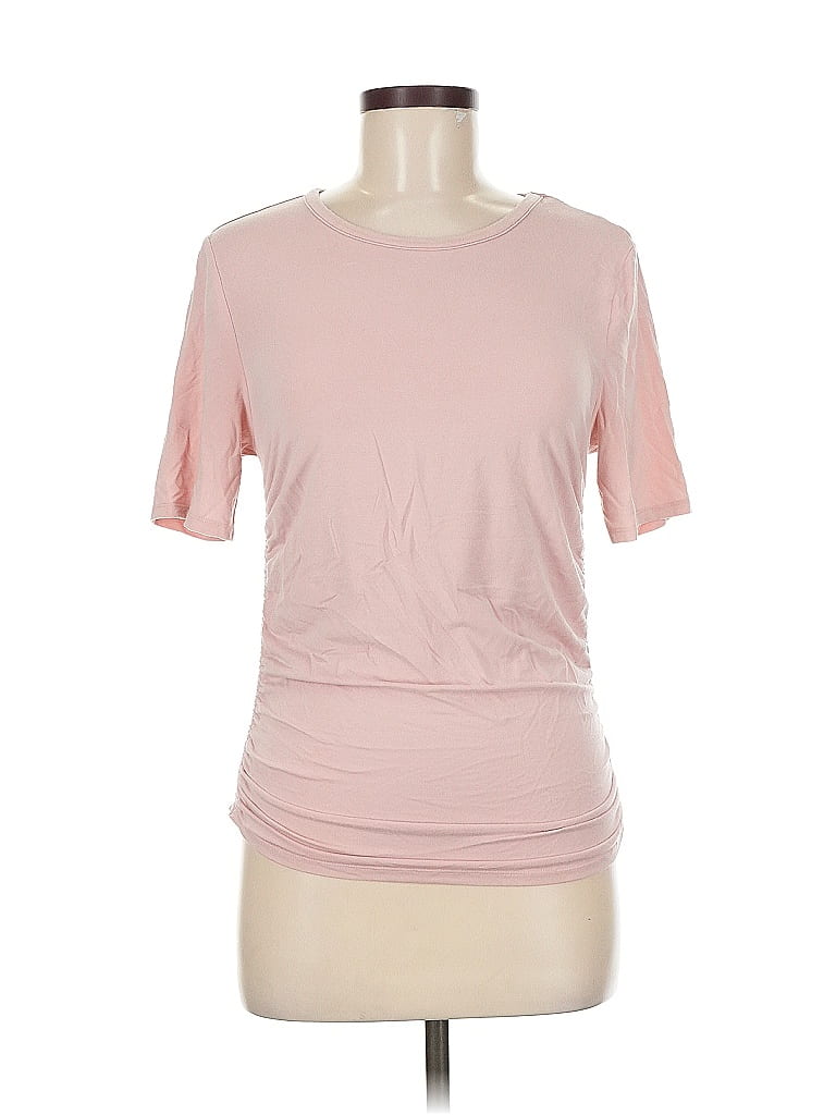 Pre-owned A New Day Short Sleeve Top Pink Crew Neck Tops