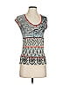 Diktons Barcelona Gray Short Sleeve Top Size S - photo 1