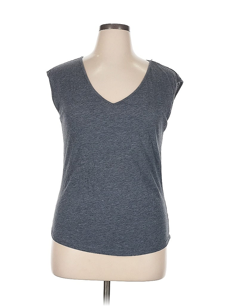 Pre-owned Next Level Apparel Sleeveless T-shirt In Gray