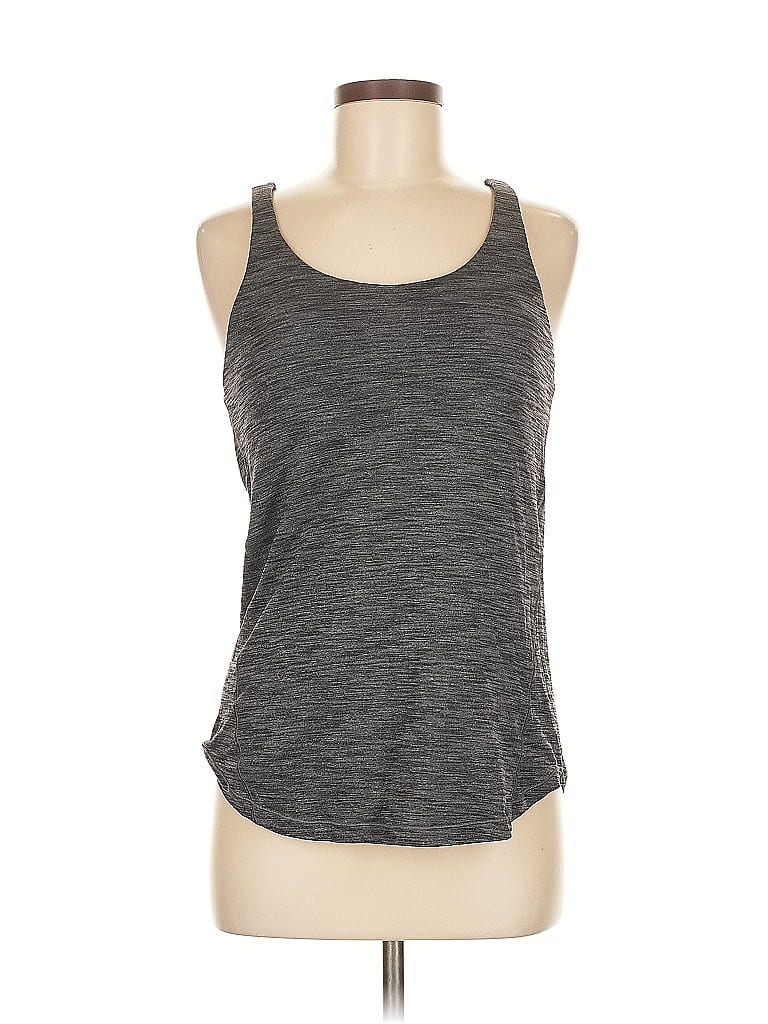 Pre-owned Lululemon Athletica Active Tank Top In Gray