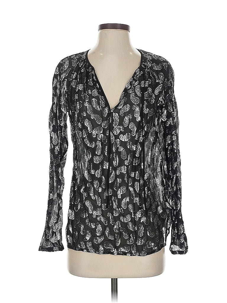 MICHAEL MICHAEL KORS Pre-owned Long Sleeve Blouse In Silver