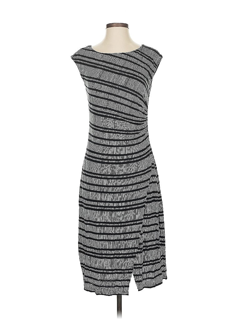 Pre-owned Ann Taylor Loft Casual Dress In Gray