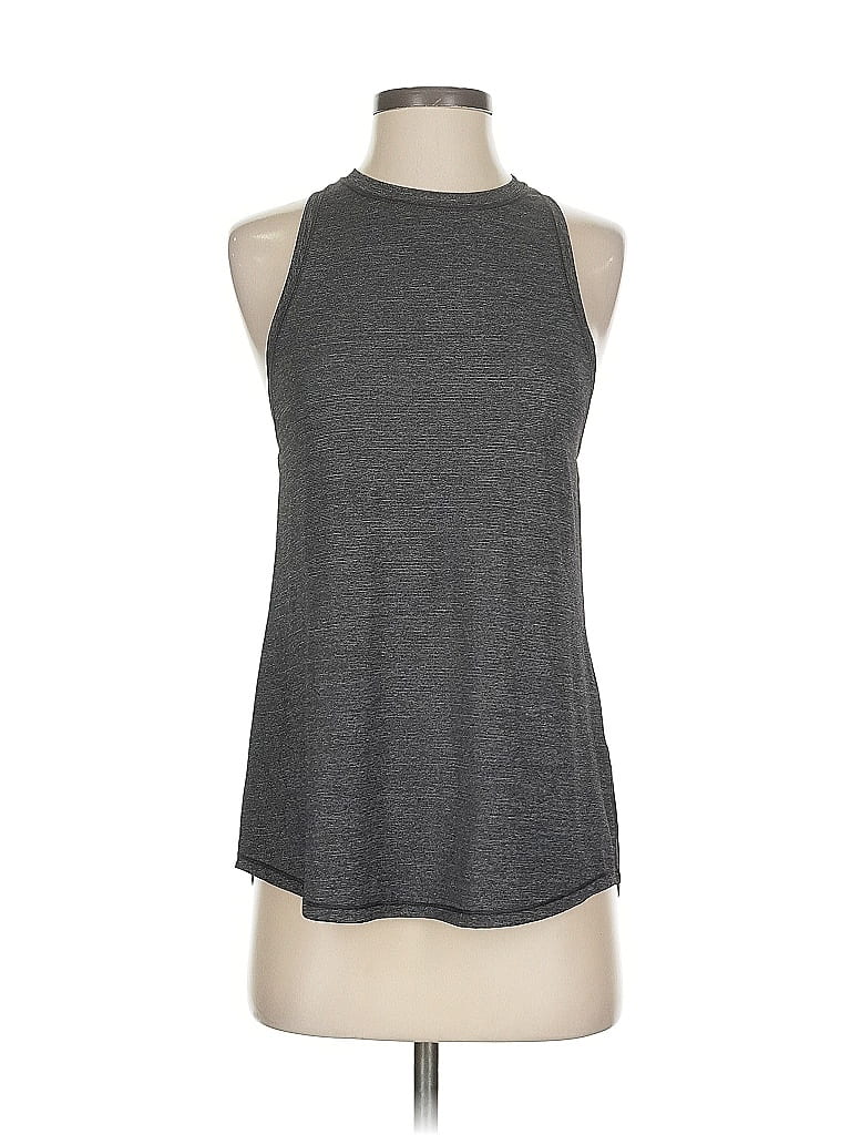 Pre-owned Lululemon Athletica Sleeveless T-shirt In Gray