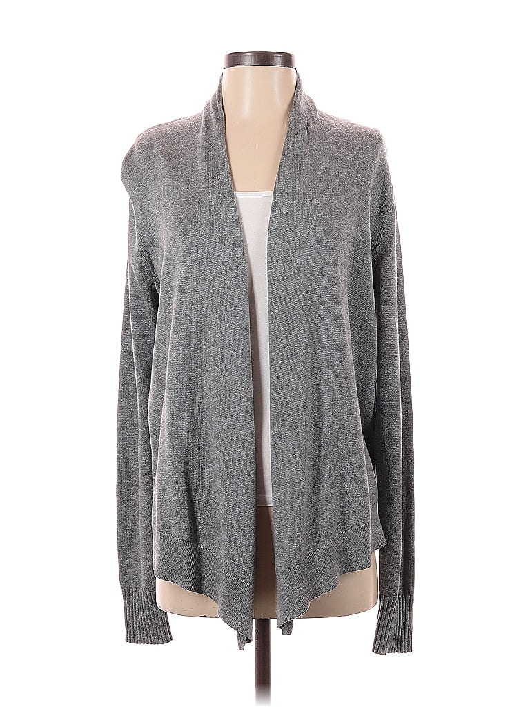 Pre-owned Remade Cardigan Sweater In Gray
