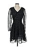 Walter Baker 100% Polyester Polka Dots Black Cocktail Dress Size 2 - photo 1
