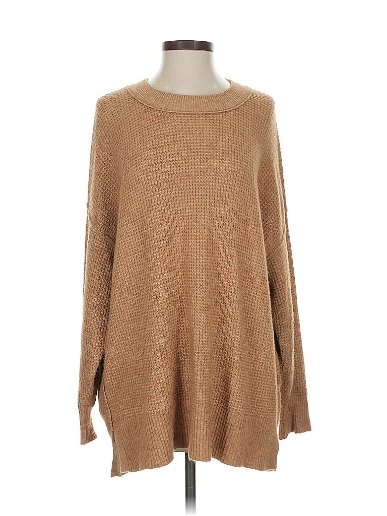 AERIE Pre-owned Pullover Sweater In Brown