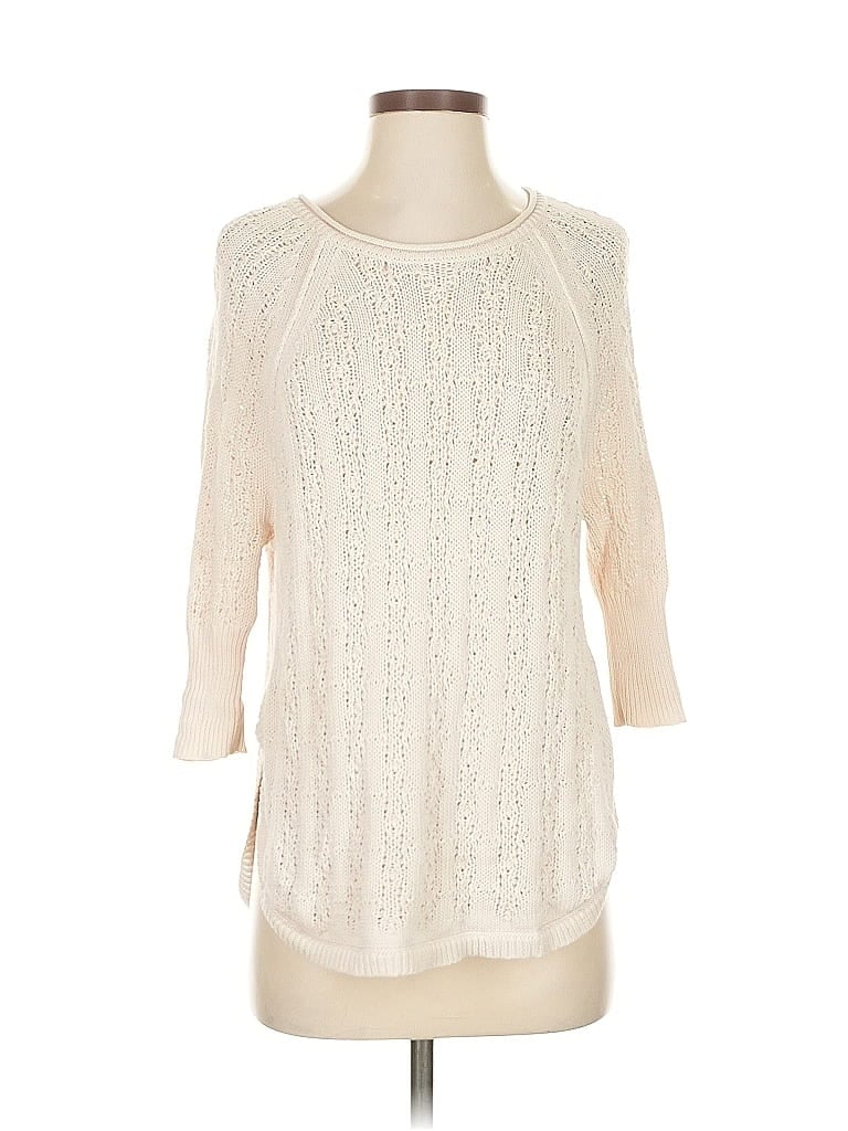 Pre-owned Sparrow Pullover Sweater In White