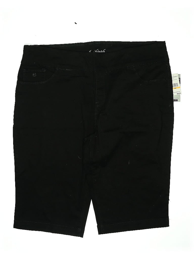 Gloria Vanderbilt Cargo Shorts In Black