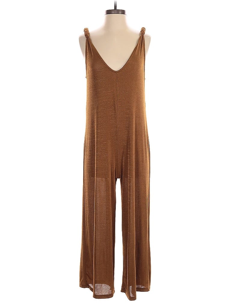 Pre-owned Assorted Brands Jumpsuit In Brown