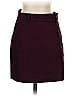 Express Solid Burgundy Formal Skirt Size 00 - photo 1