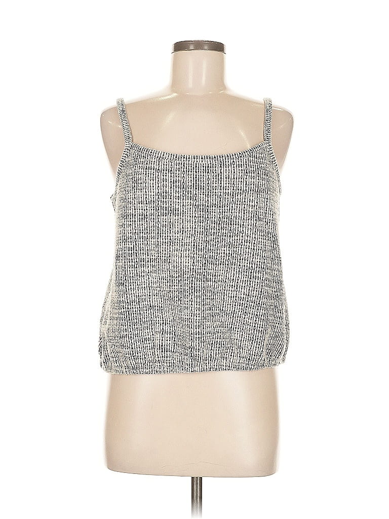 Pre-owned Ann Taylor Loft Sweater Vest In Silver