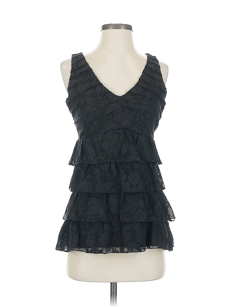 EXPRESS Pre-owned Sleeveless Blouse In Black