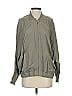 MNG Solid Green Windbreaker Size S - photo 1