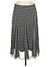 Coldwater Creek 100% Polyester Chevron-herringbone Gray Casual Skirt Size M (petite) - photo 1