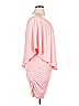 Unbranded Solid Pink Cocktail Dress Size XL - photo 4