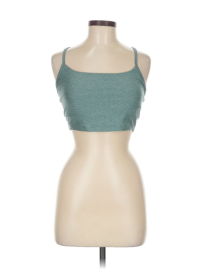 Pre-owned Active By Old Navy Tank Top Teal Strapless Neckline Tops In Blue