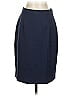 J.Crew Solid Blue Wool Skirt Size 4 - photo 1