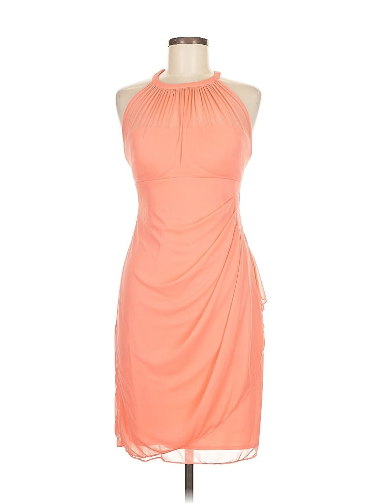 Pre-owned David's Bridal Cocktail Dress In Pink