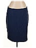 Lord & Taylor Chevron-herringbone Blue Formal Skirt Size 16 - photo 1