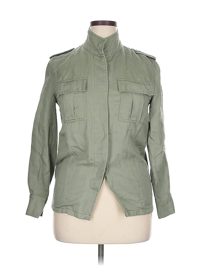Click to view more detailed imagery on our partner's website Pre-owned Rails Long Sleeve Blouse In Green