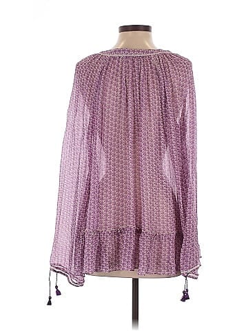 Calypso St. Barth 3/4 Sleeve Silk Top (view 2)