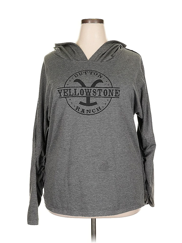 Pre-owned Unbranded Pullover Hoodie In Gray