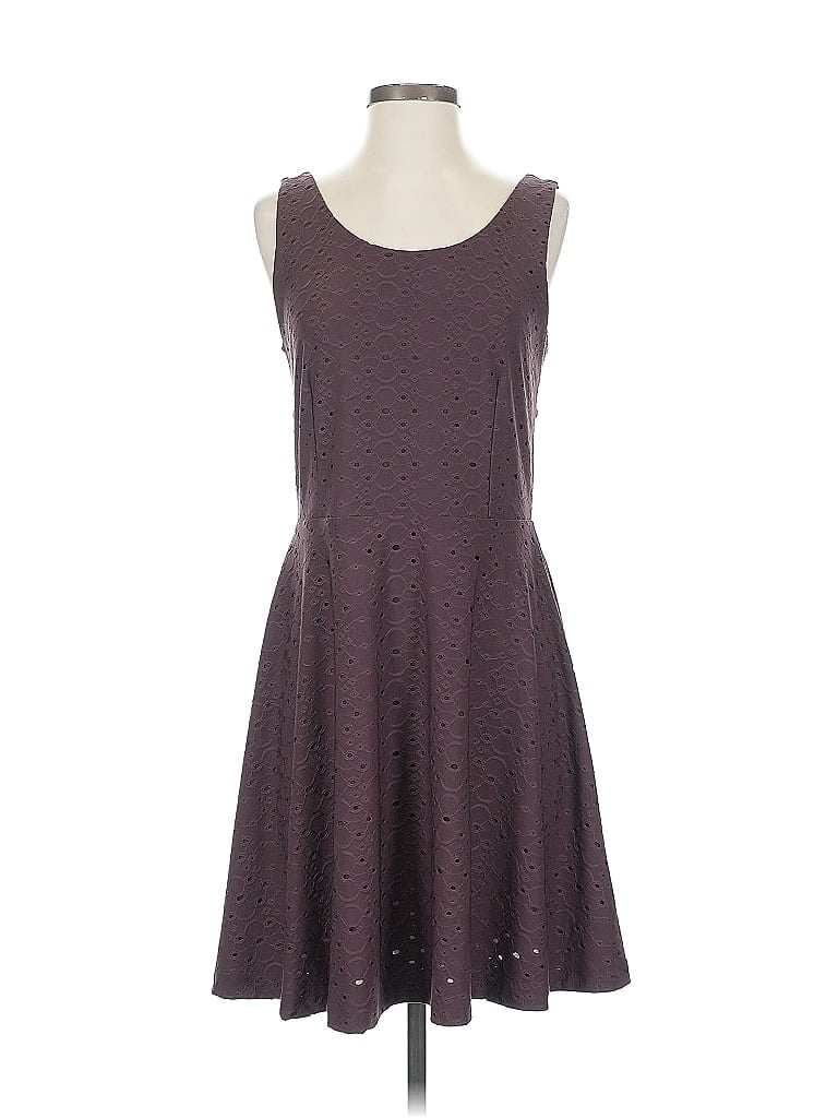 Pre-owned Ann Taylor Loft Outlet Casual Dress In Purple