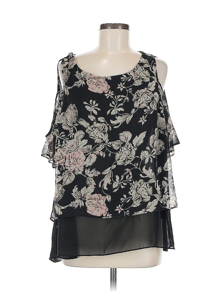 Pre-owned Torrid Sleeveless Blouse In Black