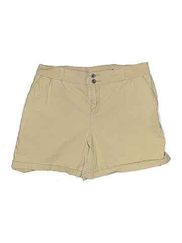 Lane Bryant Outlet Khaki Shorts (view 1)