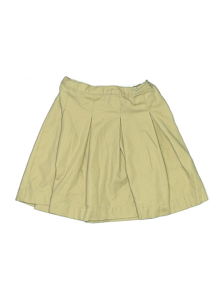 Pre-owned Lands' End Kids'  Active Skirt In Brown