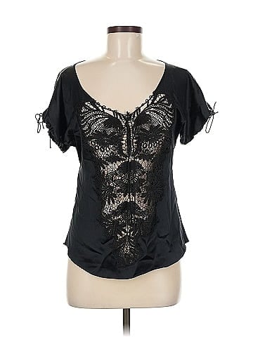 Arden B. Short Sleeve Silk Top (view 1)