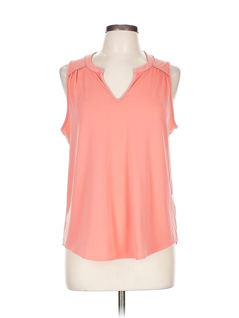 Pre-owned Banana Republic Factory Store Sleeveless T-shirt In Orange