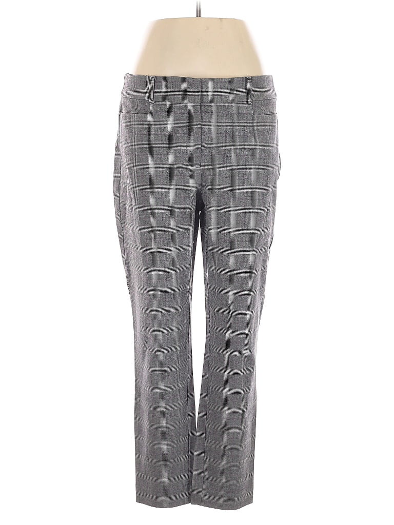 Pre-owned Ann Taylor Loft Dress Pants In Gray