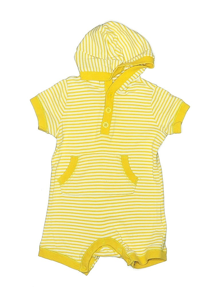 OLD NAVY Pre-owned Babies' Short Sleeve Outfit In Yellow