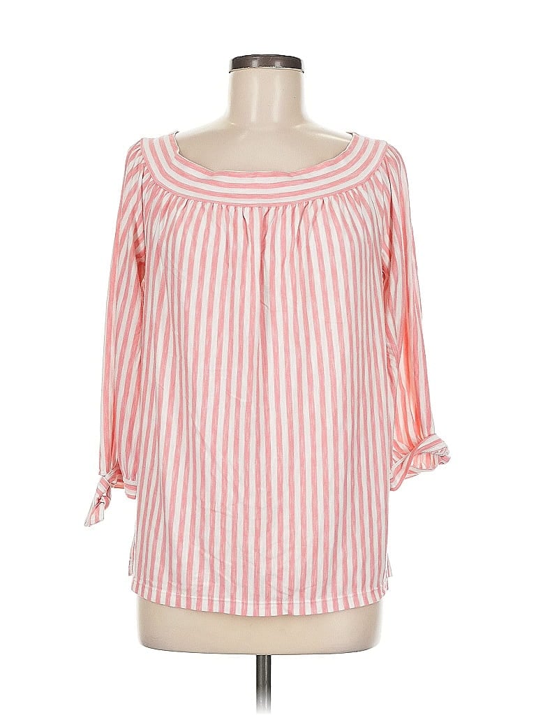 MAX STUDIO Pre-owned 3/4 Sleeve Blouse In Pink