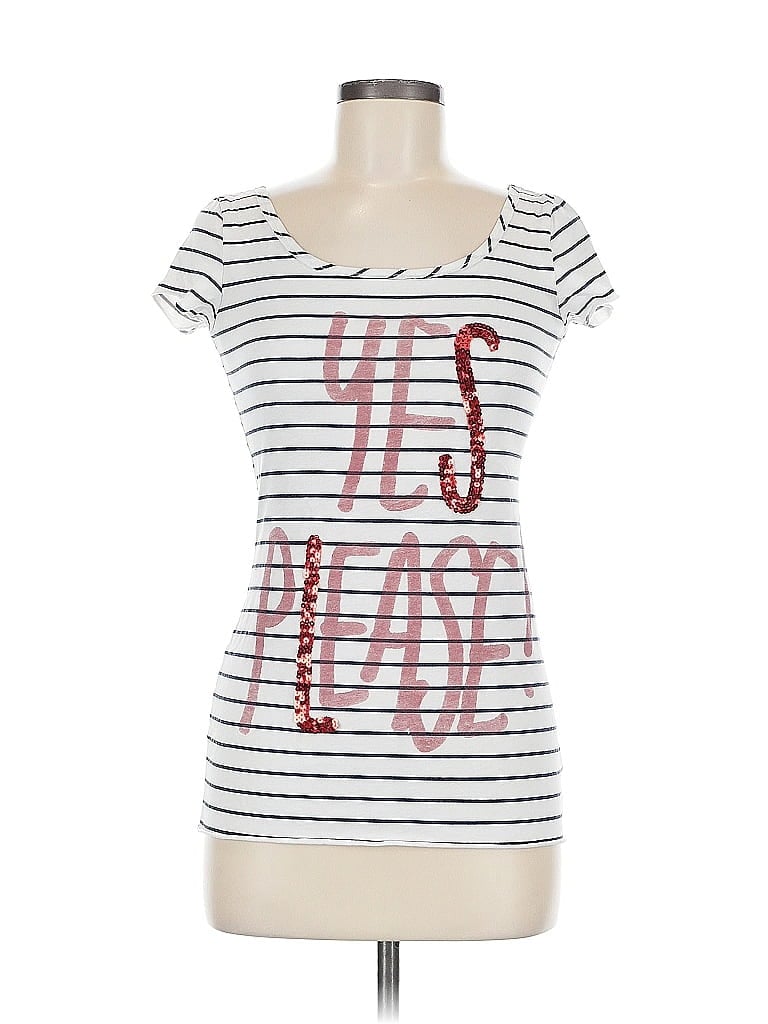 Pre-owned Jet Set Short Sleeve T-shirt In White