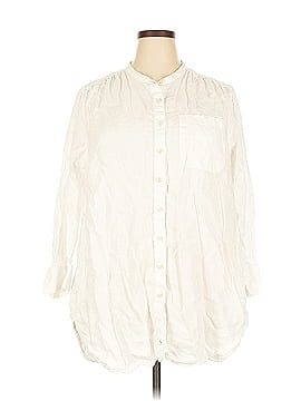Lands' End 3/4 Sleeve Button Down Shirt