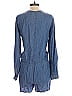 Ann Taylor LOFT 100% Lyocell Solid Blue Romper Size 2 - photo 2