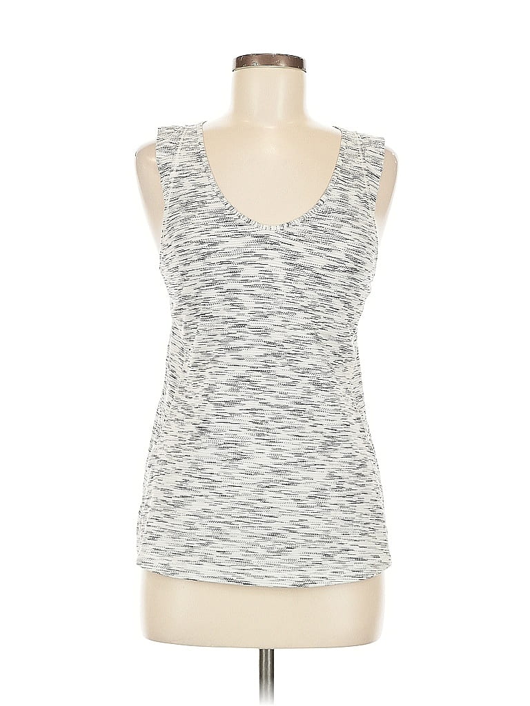 Pre-owned Lululemon Athletica Tank Top White Sweetheart Neckline Tops