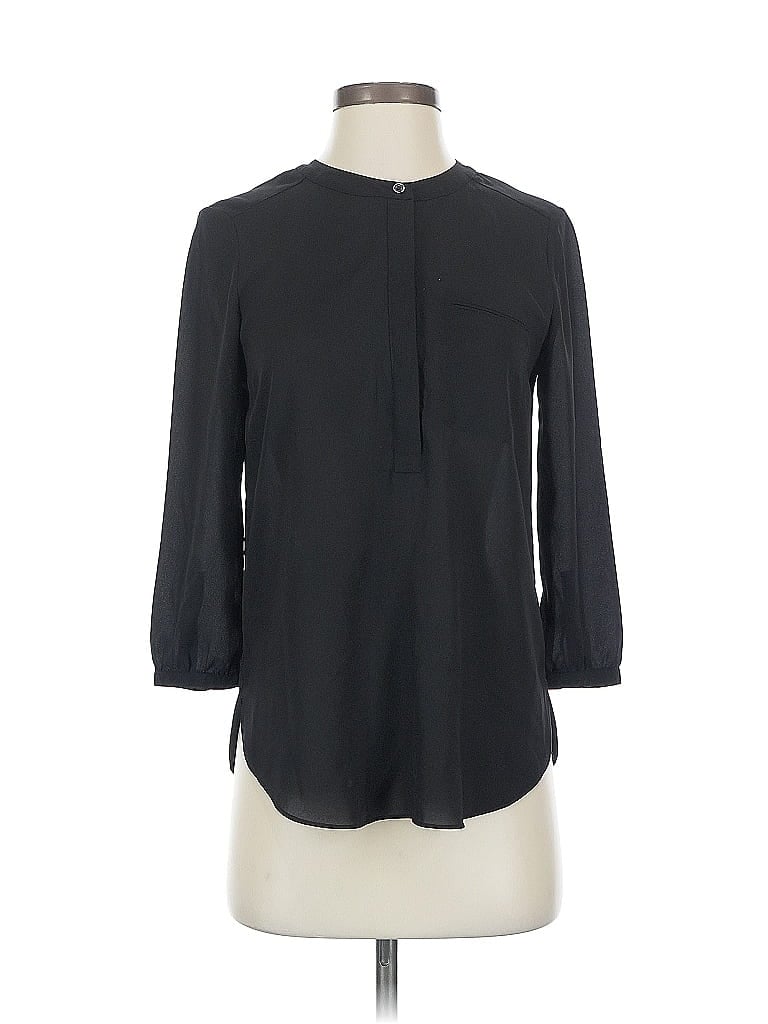 Pre-owned Not Your Daughter's Jeans 3/4 Sleeve Blouse In Black