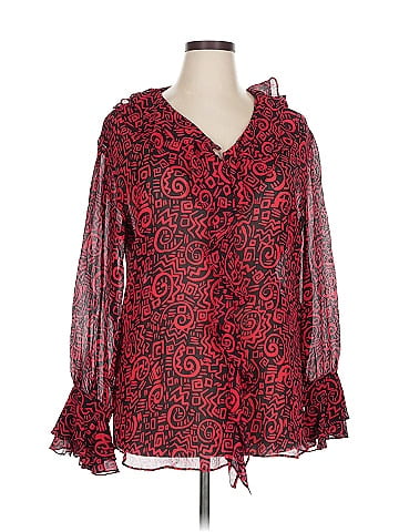 Chico's Design 3/4 Sleeve Silk Top (view 1)