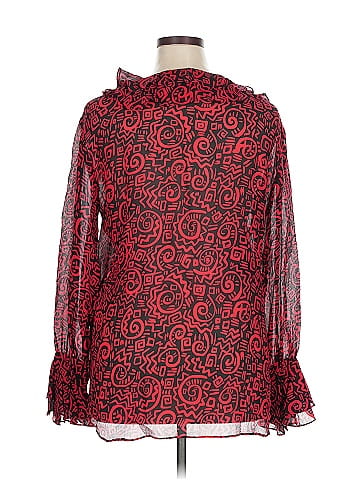 Chico's Design 3/4 Sleeve Silk Top (view 2)