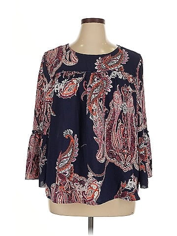 New Directions 3/4 Sleeve Blouse (view 1)